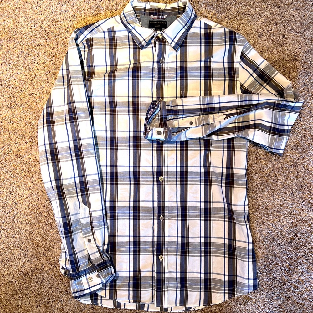 Banana Republic large slim fit button down.